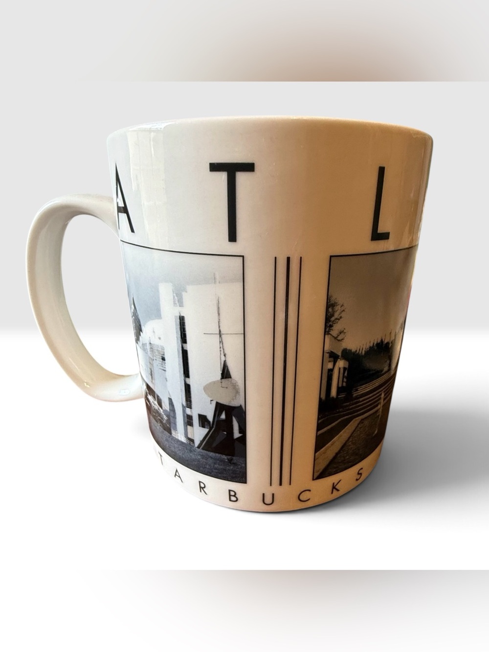Starbucks Barista Mug Atlanta City Scenes Series 2003 Coffee Cup